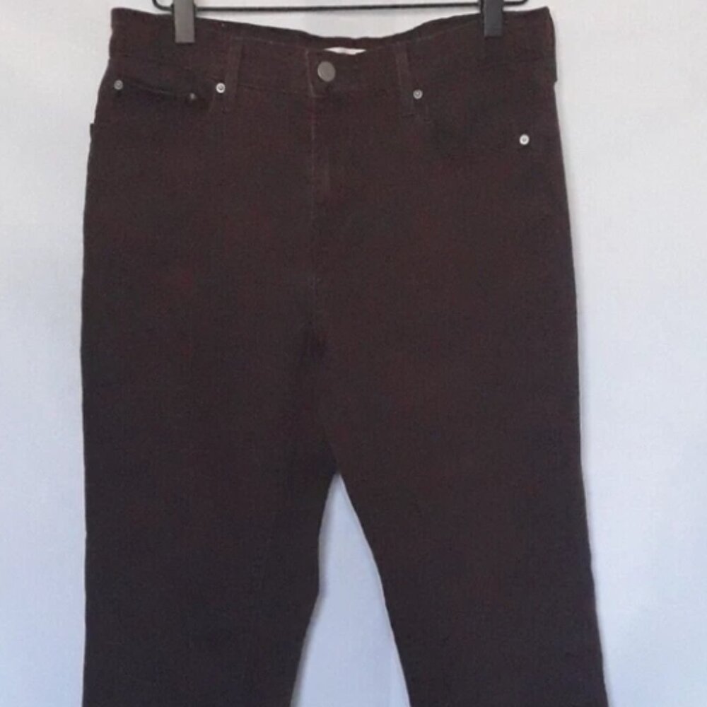 Levi’s 505 Women’s Straight Leg Jeans Brown Denim Mid Rise 29x32